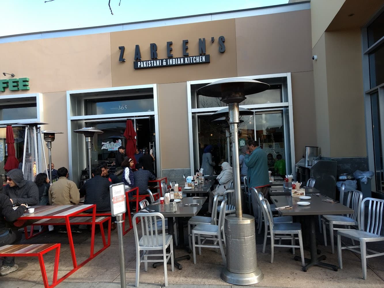 Google street view image of Zareen's Palo Alto
