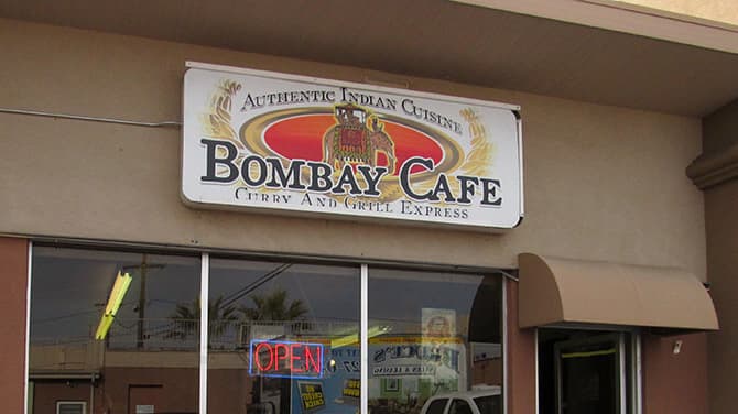 Google street view image of Bombay cafe