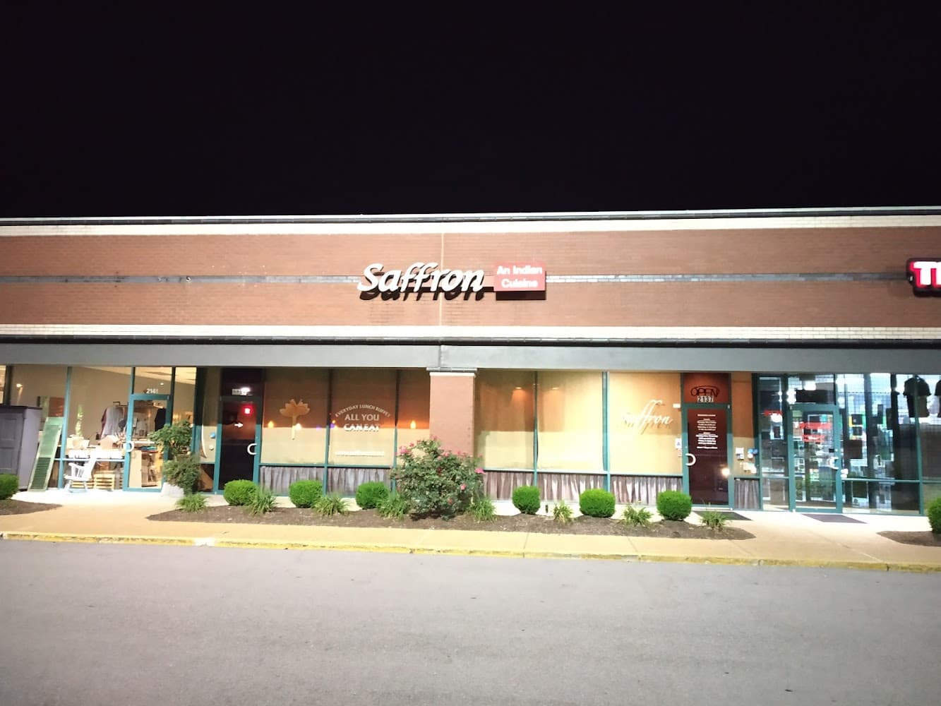 Google street view image of Saffron Indian Cuisine