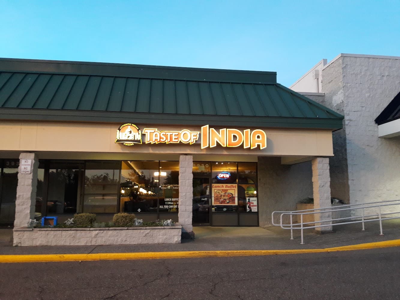 Google street view image of Taste of India