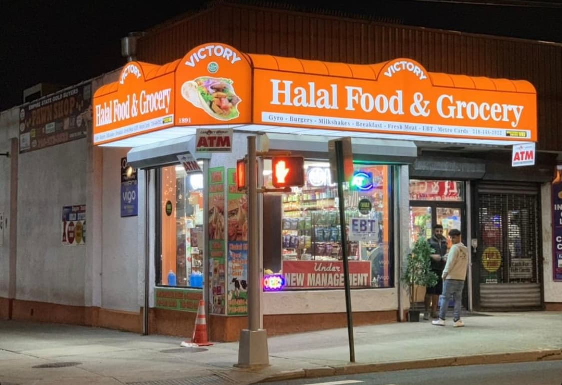 Google street view image of Victory Halal Food/Meat & Indian - Pakistani Grocery