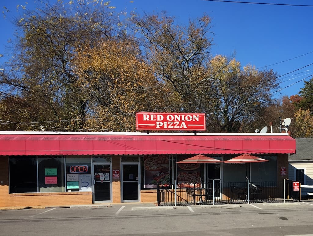 Google street view image of Red Onion Pizza