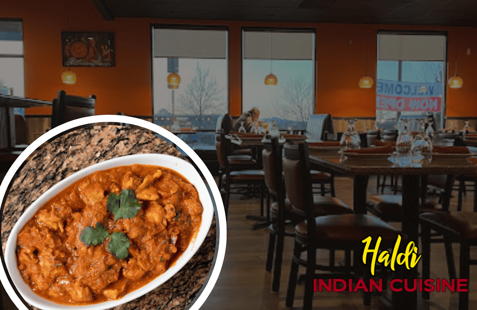 Google street view image of Haldi Indian Cuisine & Bar
